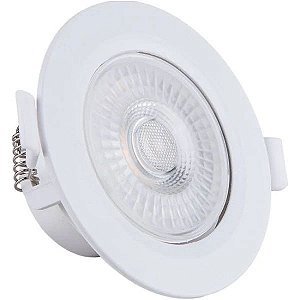 SPOT LED 7W Redondo 4000K Bivolt 2 ANOS GARANTIA - STARTEC