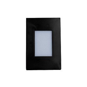 Balizador LED Lumo IP20 3W Branco Quente 3000K Preto - Nordecor